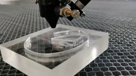 Offres mensuelles personnalisées haute vitesse acrylique bois cuir tissu CO2 CNC gravure Laser découpeuse