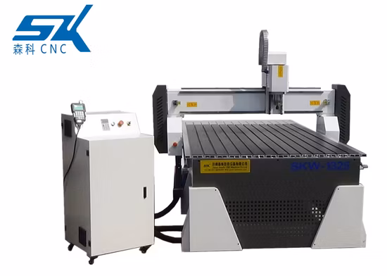 Jinan 1325 Routeur CNC de travail du bois Gravure et sculpture 3D Machine d'armoire en bois