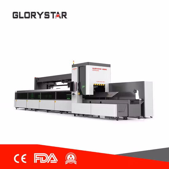 Fabriqué en Chine Machine de découpe laser à fibre à tube carré à 3 mandrins pour cadeaux artisanaux