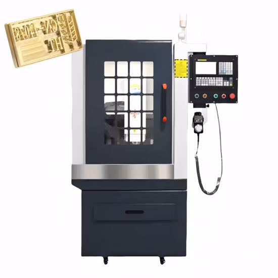 Fraiseuse de gravure CNC à déplacement élevé de coupe lourde de type portique pour la fabrication de moules de gaufrage en métal